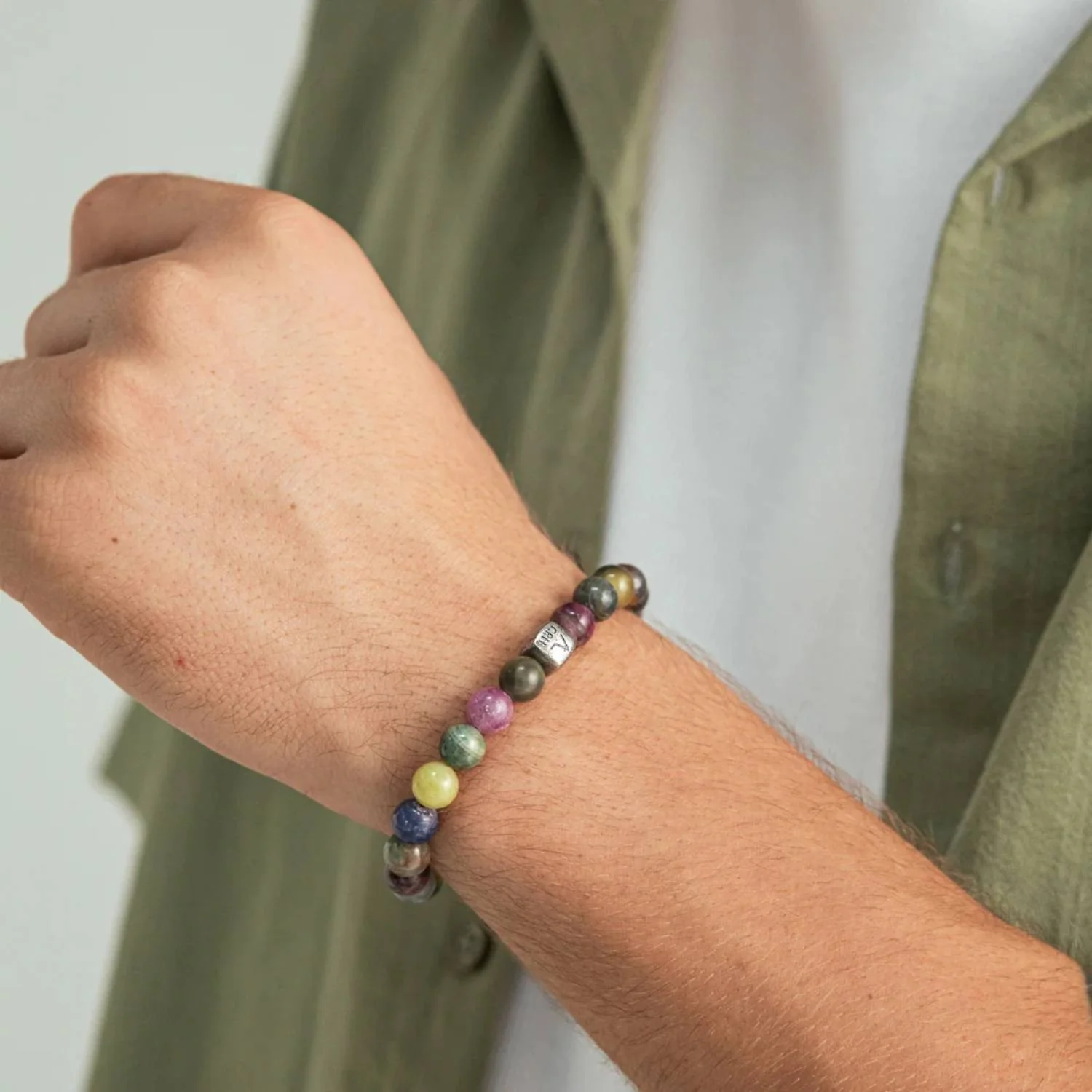 Alexander Lynggaard - Amalfi armbånd, 8 mm - Oxideret sølv - Image 2