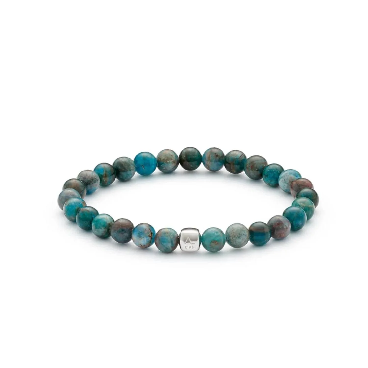 Alexander Lynggaard - Apatite armbånd, 6 mm - Sølv
