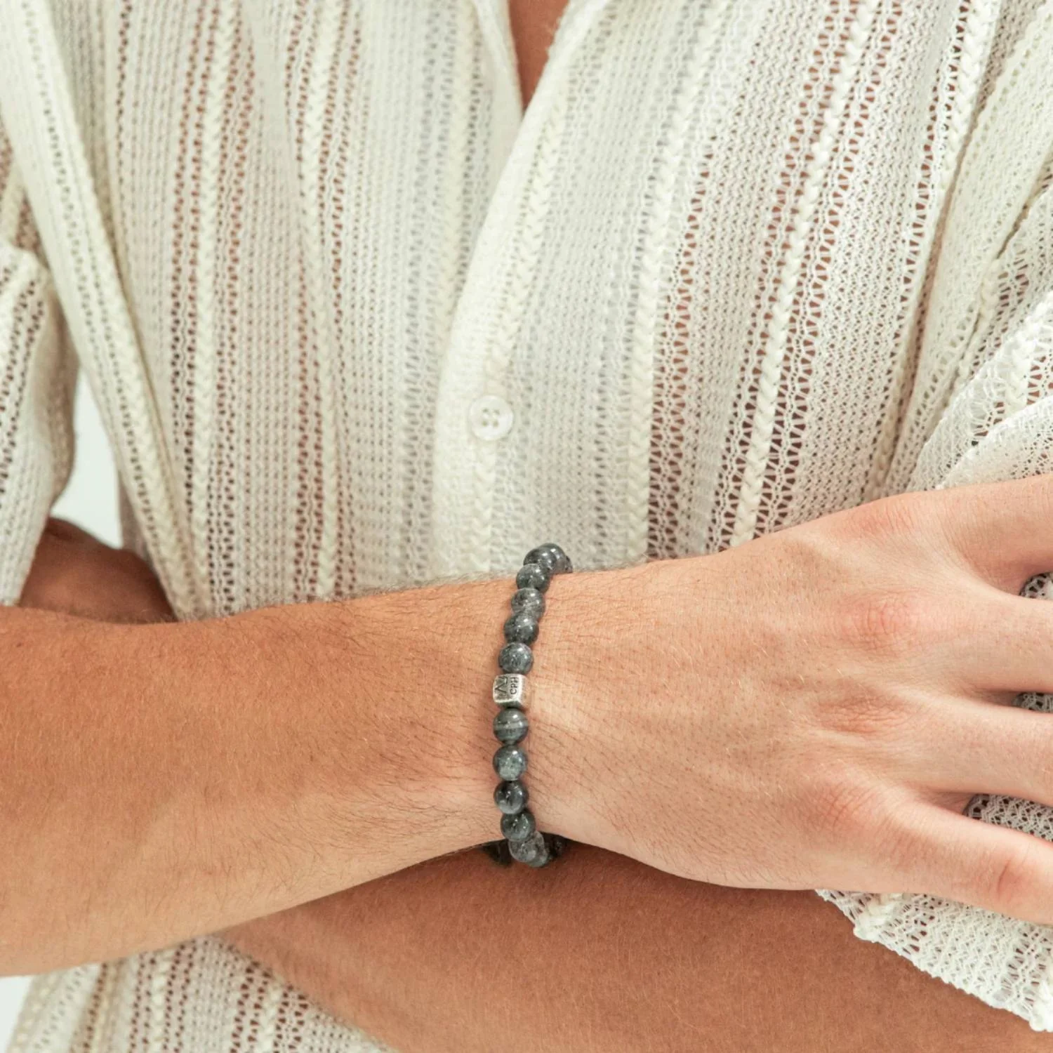 Alexander Lynggaard - Biotite armbånd, 8 mm - Sølv - Image 2