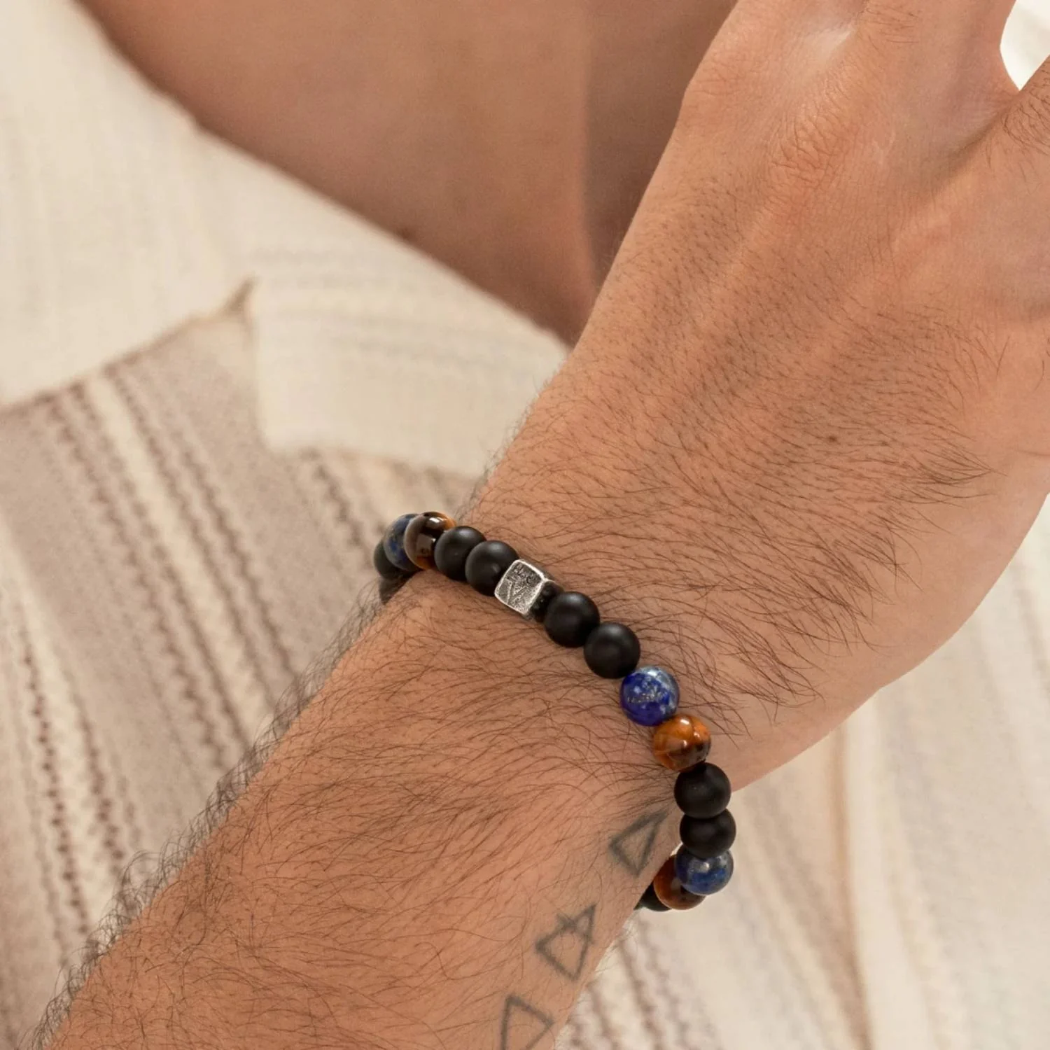 Alexander Lynggaard - Cape Town armbånd, 8 mm - Oxideret sølv - Image 2