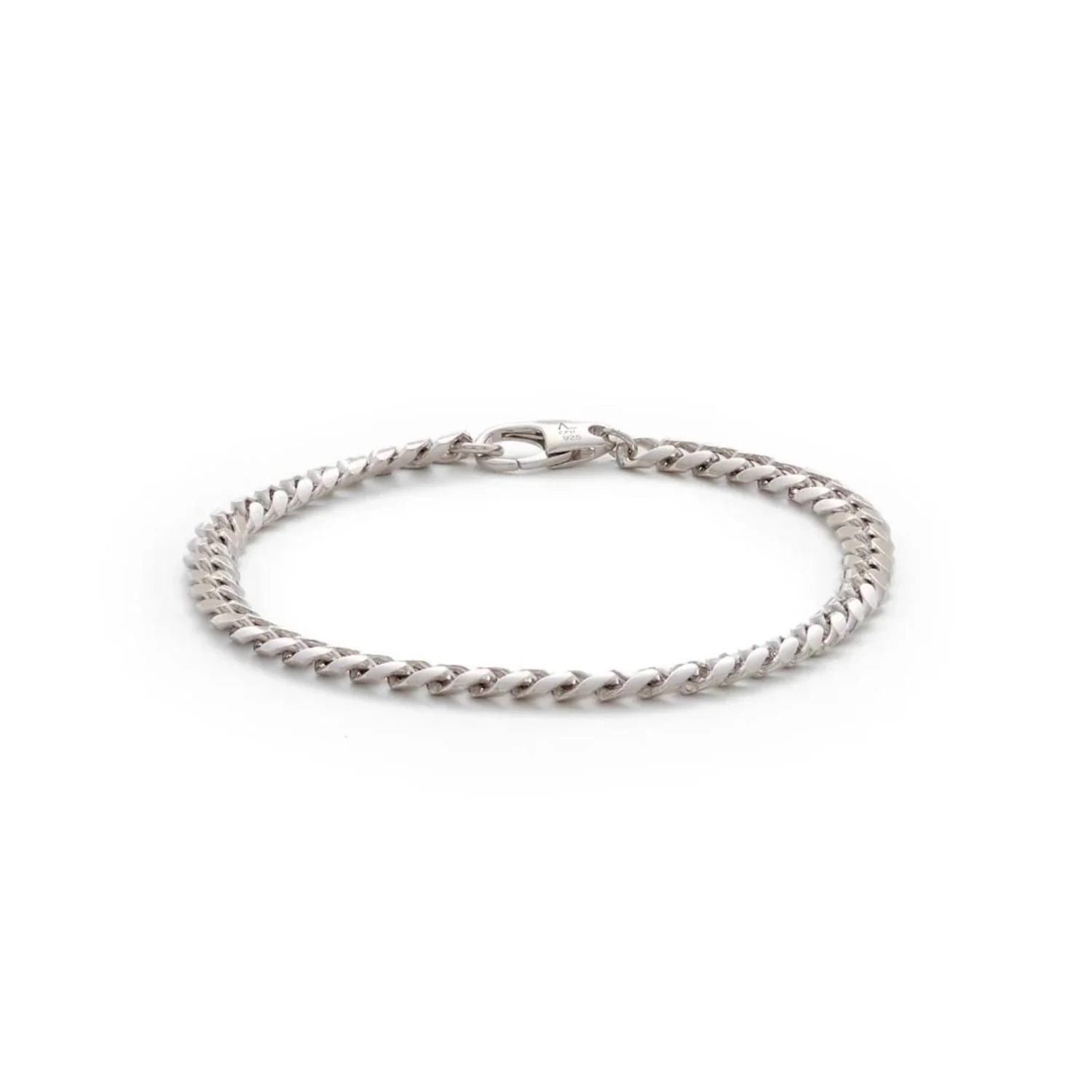 Alexander Lynggaard - Curb Chain armbånd, 5 mm - Sølv