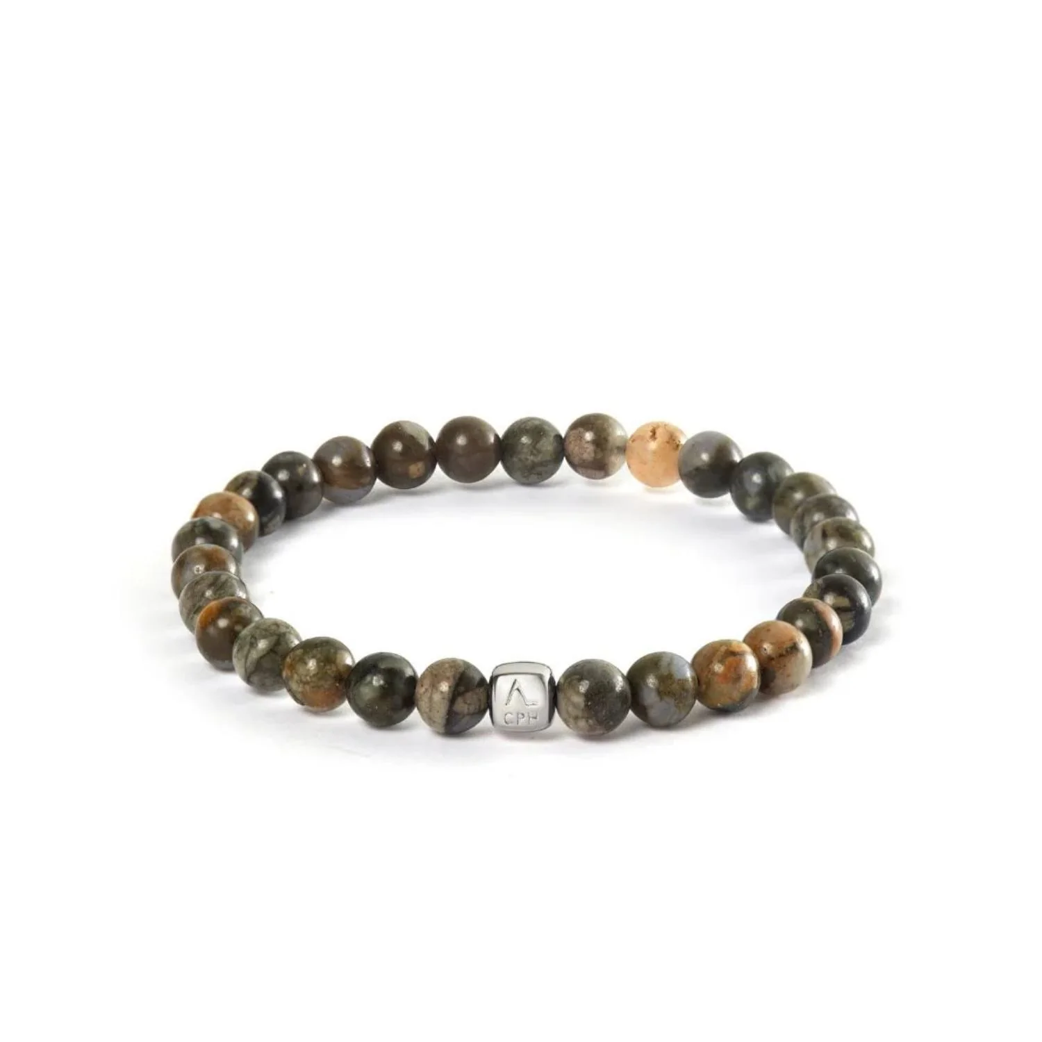 Alexander Lynggaard - Glaucophane armbånd, 6 mm - Sølv