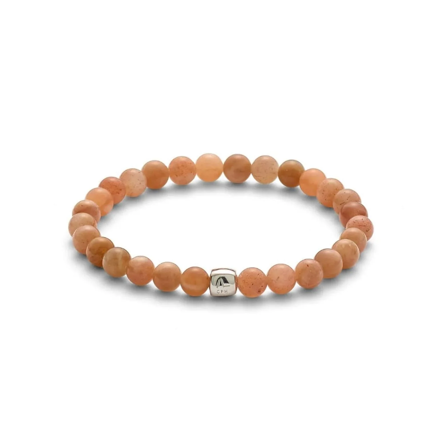 Alexander Lynggaard - Moonstone armbånd, 6 mm - Sølv