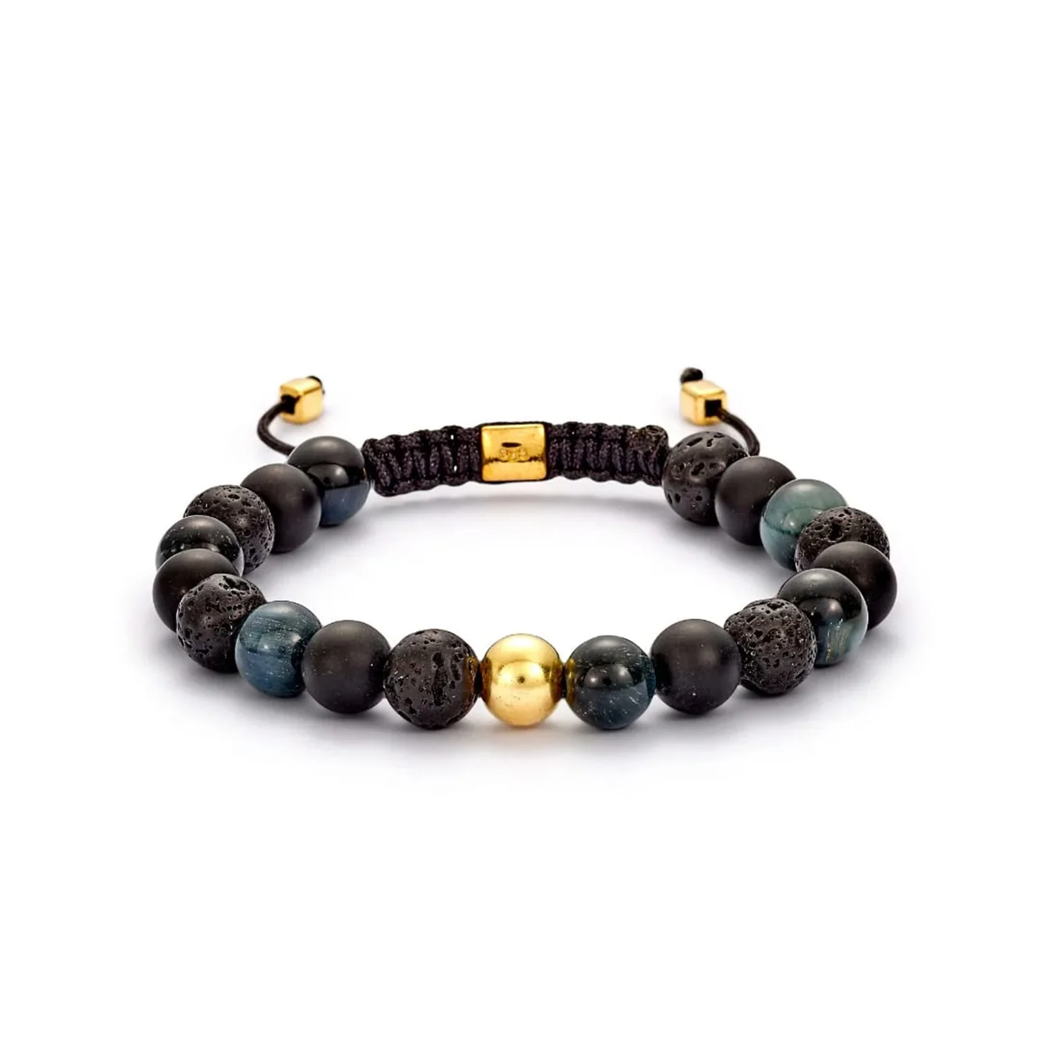 Alexander Lynggaard - Paris Braided armbånd, 8 mm - Forgyldt sølv