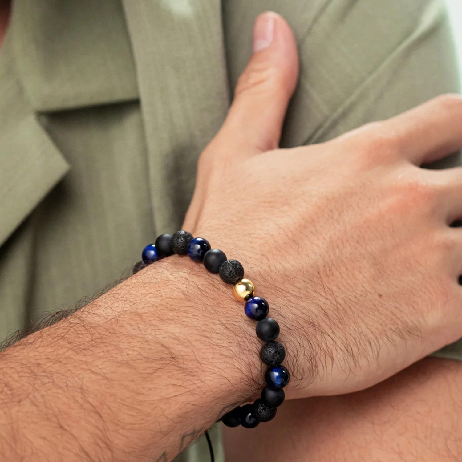 Alexander Lynggaard - Paris Braided armbånd, 8 mm - Forgyldt sølv - Image 2