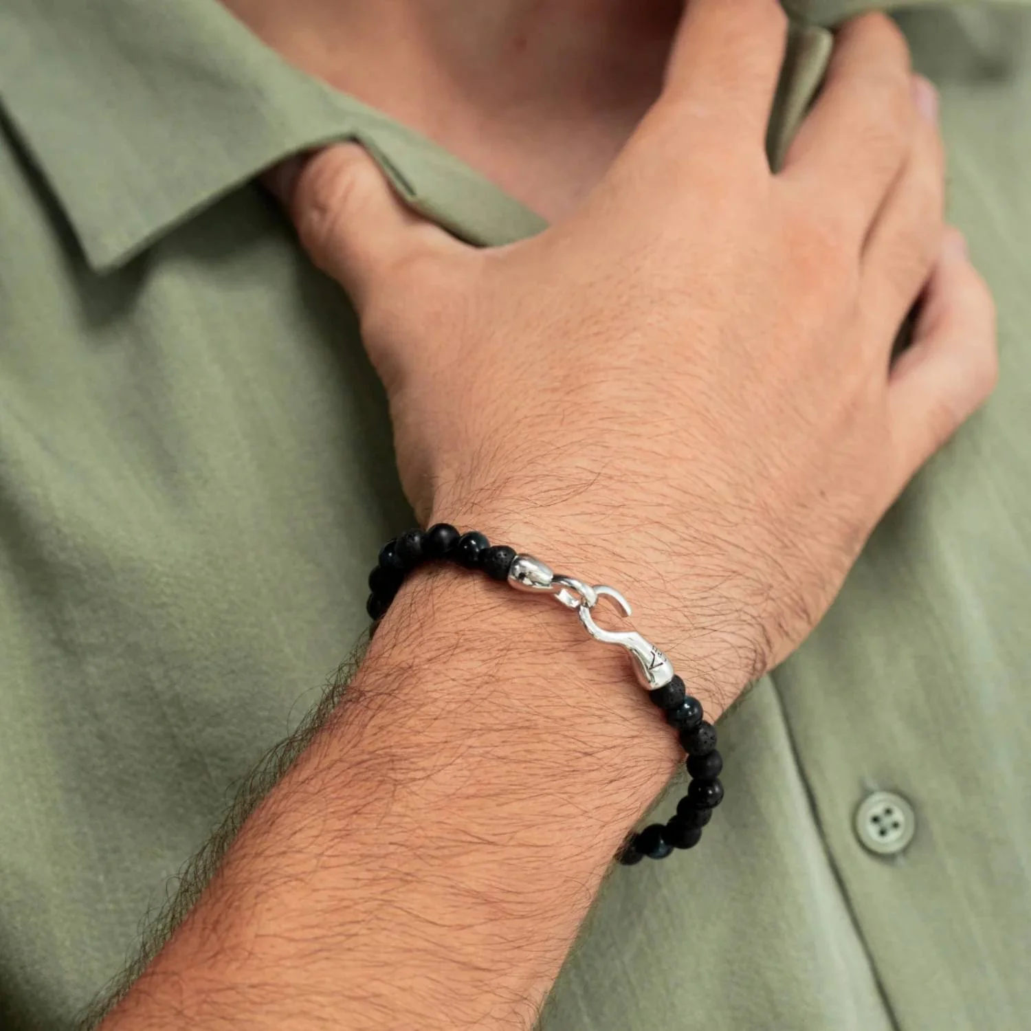 Alexander Lynggaard - Paris Hook Clasp armbånd, 6 mm - Sølv - Image 2