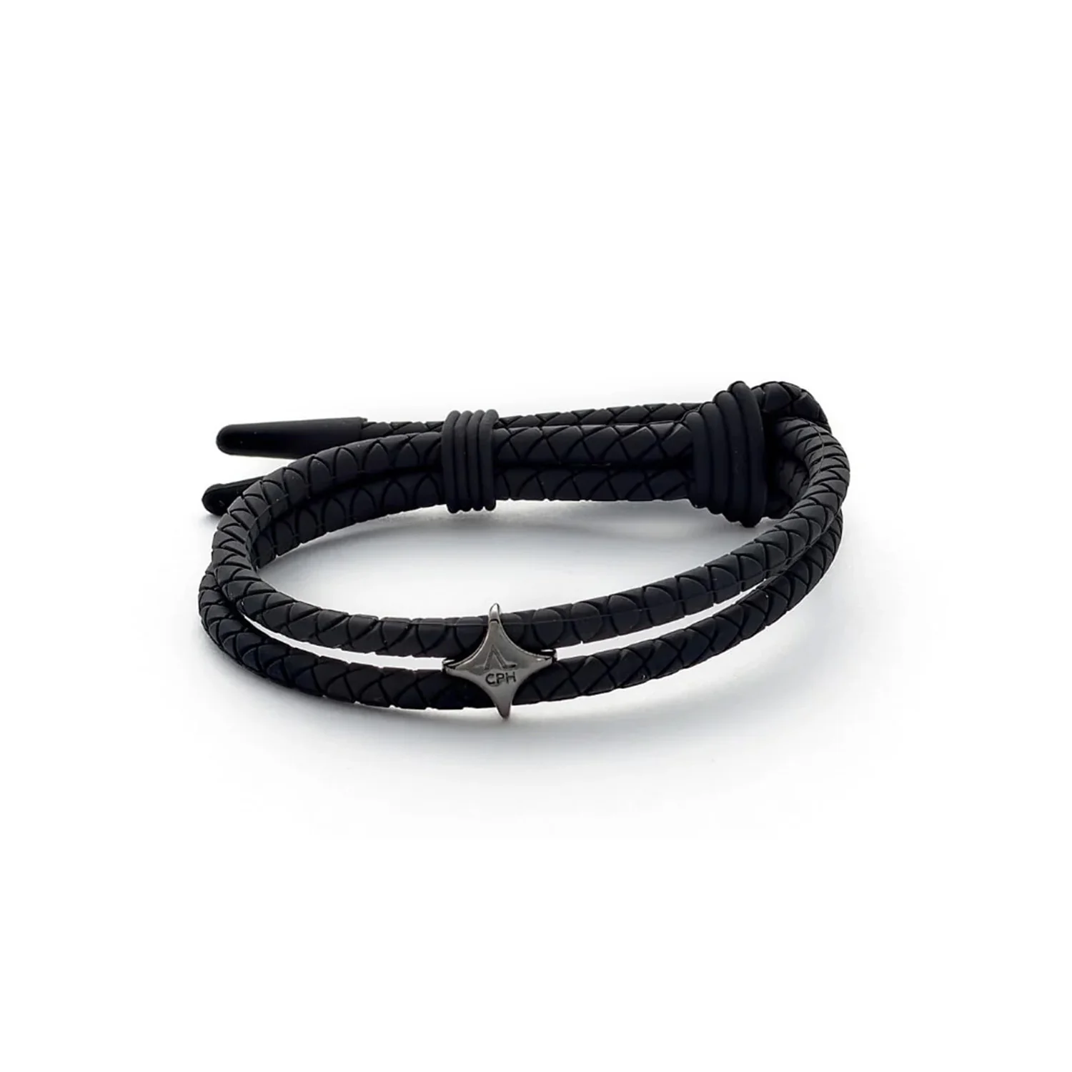 Alexander Lynggaard - Rocket Cup black armbånd - Sølv