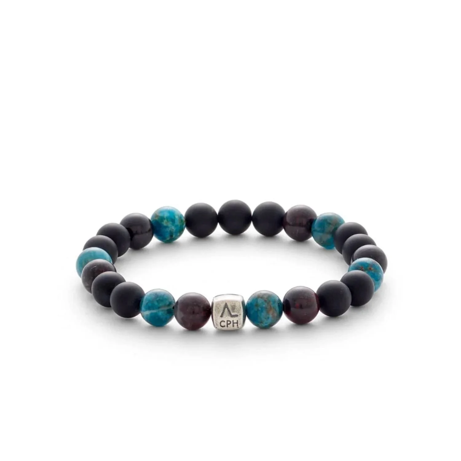 Alexander Lynggaard - Rome armbånd, 8 mm - Oxyderet sølv
