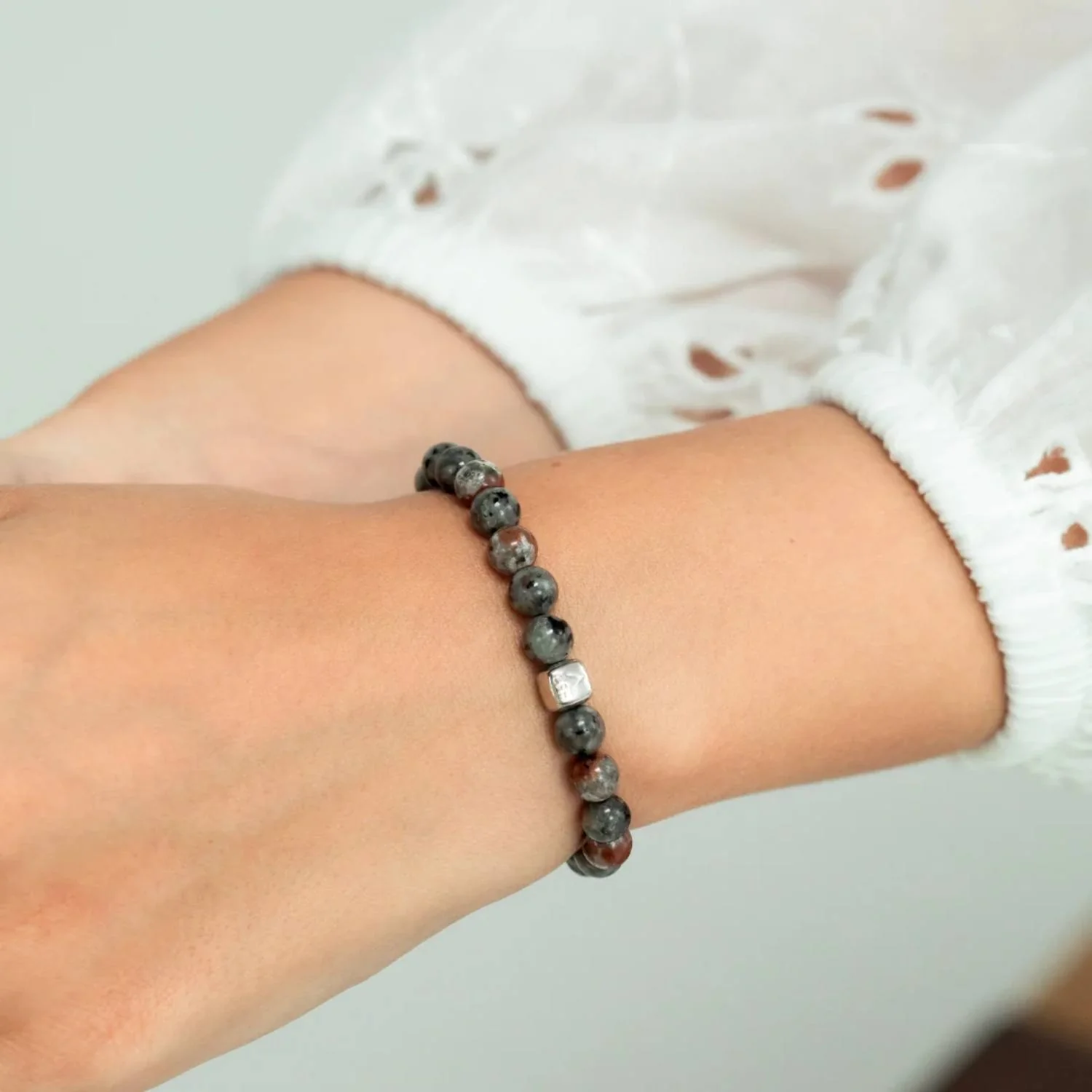 Alexander Lynggaard - Syenite armbånd, 6 mm - Sølv - Image 2