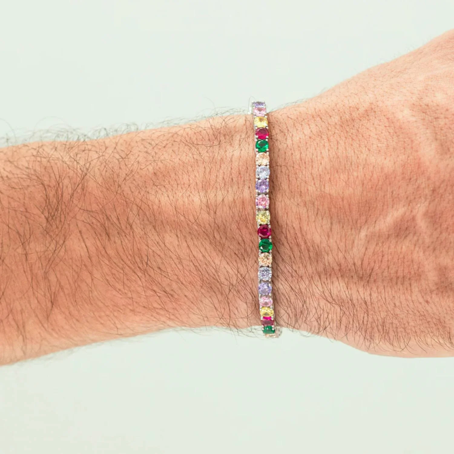 Alexander Lynggaard - Tennis Rainbow armbånd - Sølv - Image 2
