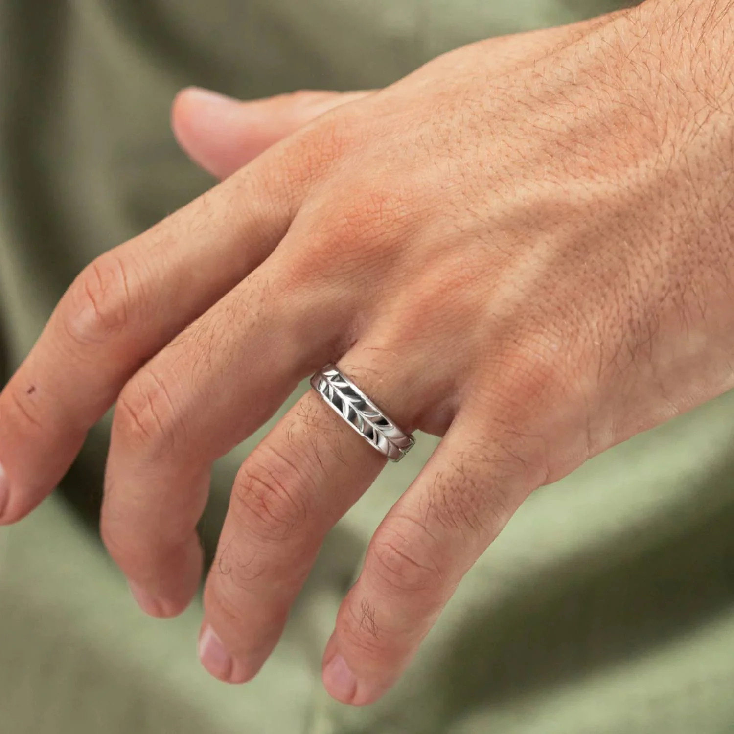 Alexander Lynggaard - Tire Band ring, 6 mm - Sølv - Image 2
