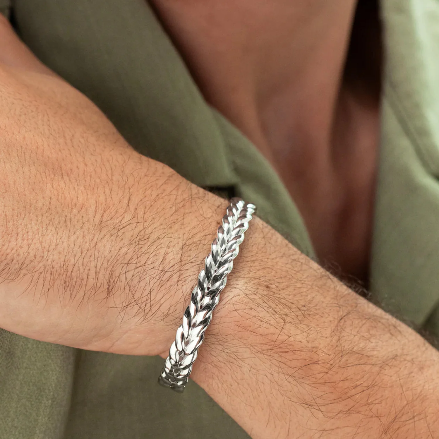 Alexander Lynggaard - Tire Bangle, 9 mm - Sølv - Image 2