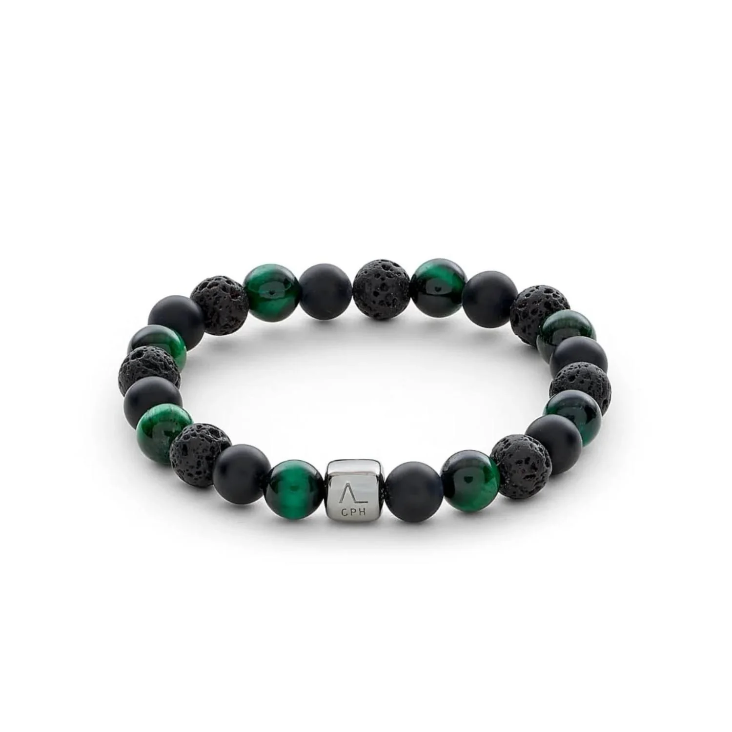 Alexander Lynggaard - Tuscany armbånd, 8 mm - Oxideret sølv