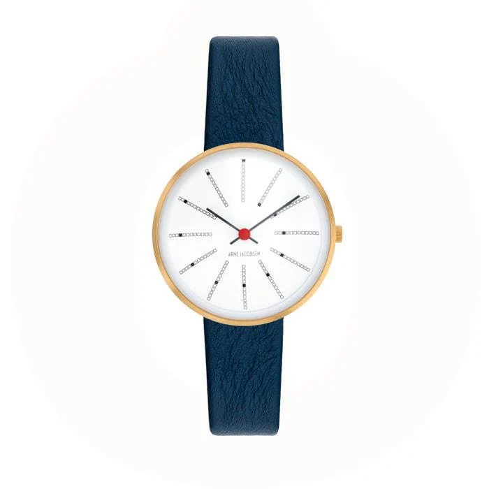 Arne Jacobsen - Bankers Ur Ø30 mm - 53113-1404G
