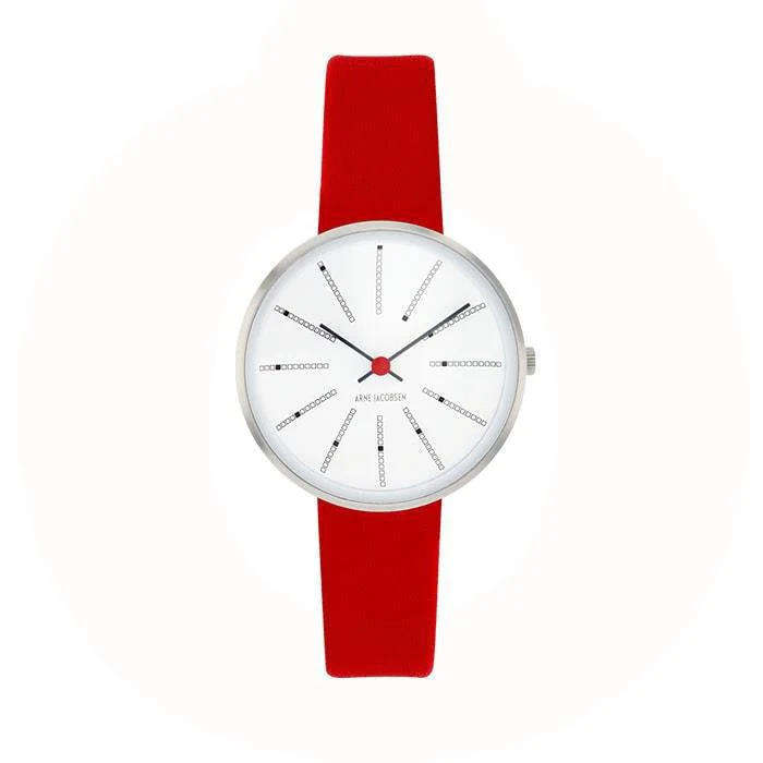 Arne Jacobsen - Bankers Ur Ø30 mm - stål 53100-1403