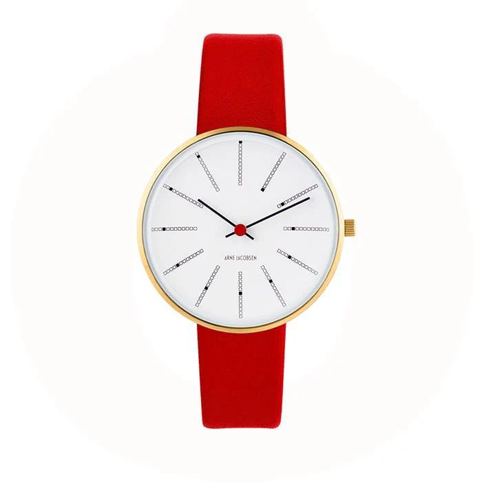 Arne Jacobsen - Bankers Ur Ø34 mm - guldfarvet stål 53107-1603