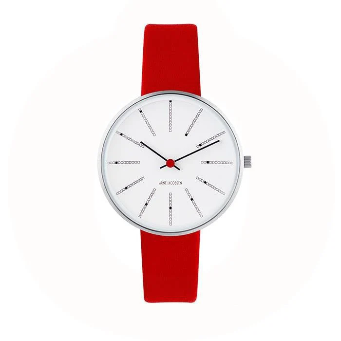 Arne Jacobsen - Bankers Ur Ø34 mm - rustfrit stål 53101-1603