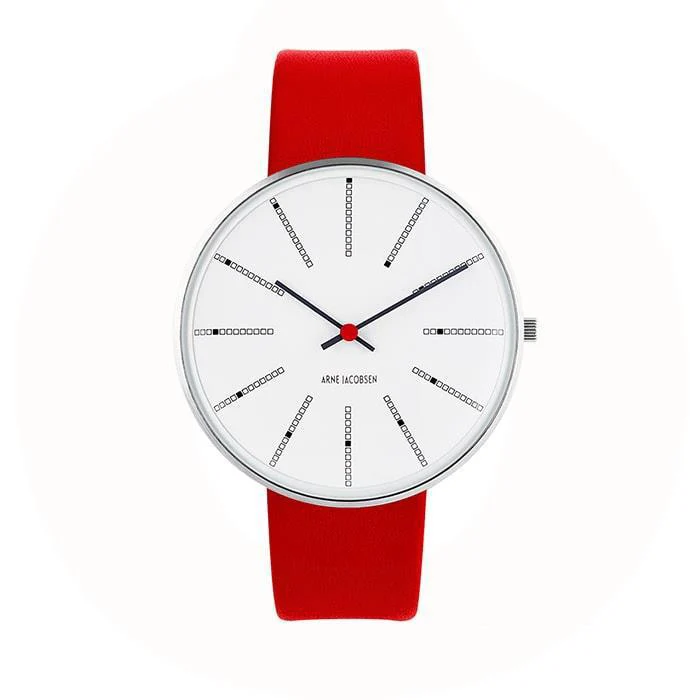 Arne Jacobsen - Bankers Ur Ø40 mm - rustfrit stål 53102-2003
