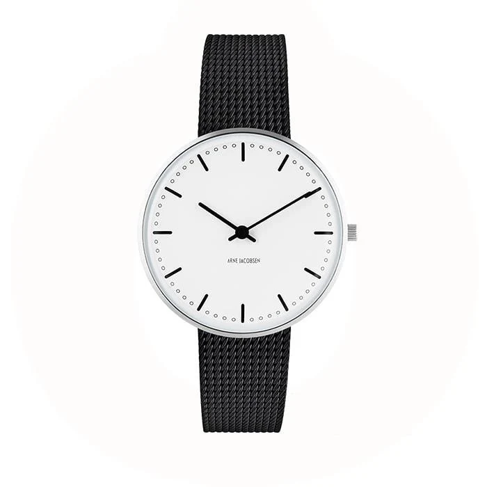 Arne Jacobsen - City Hall Ur Ø34 mm - stål 53201-1610