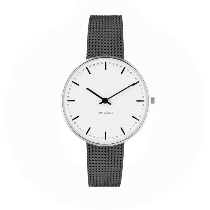 Arne Jacobsen - City Hall Ur Ø34 mm - stål 53201-1612