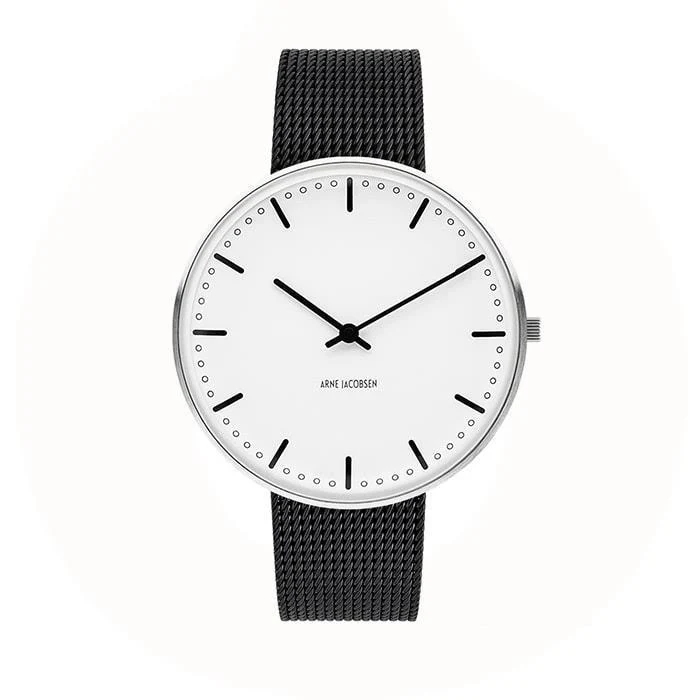 Arne Jacobsen - City Hall Ur Ø40 mm - stål 53202-2010