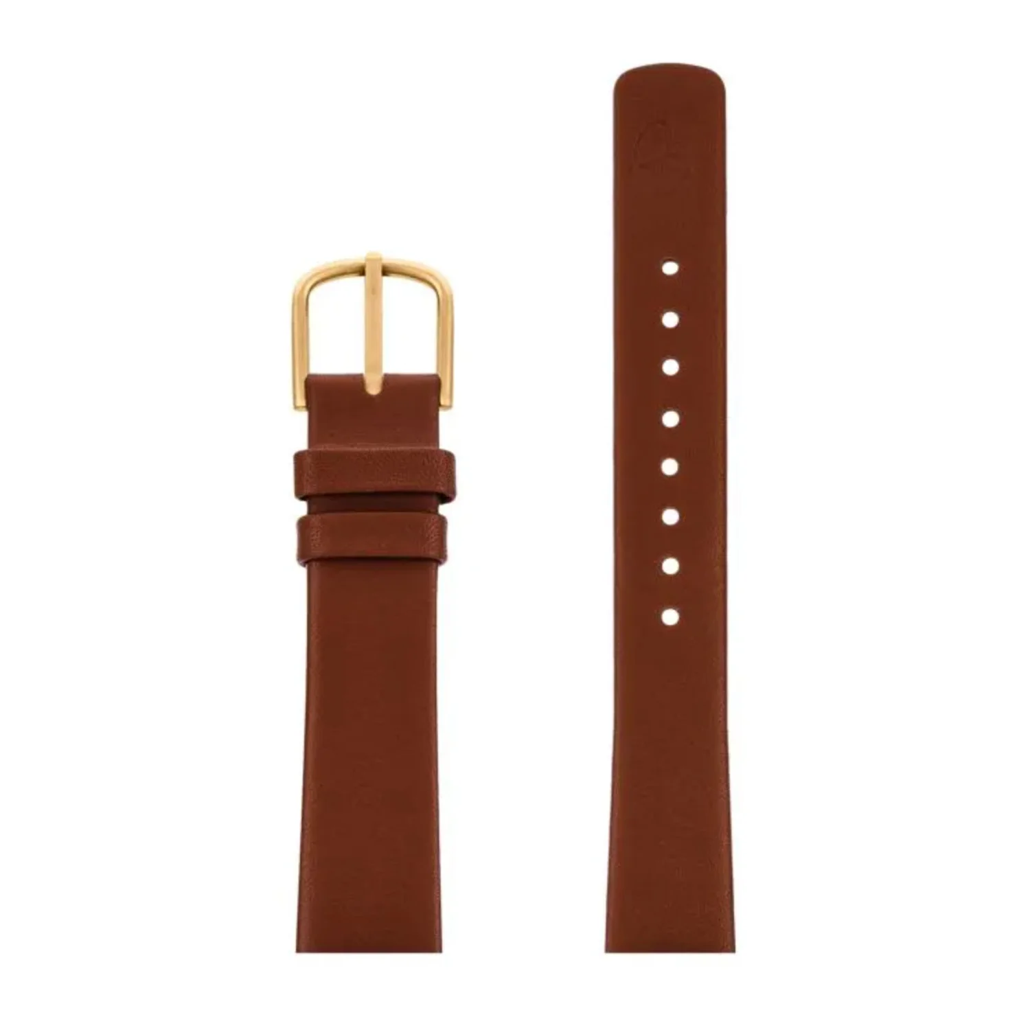 Arne Jacobsen - Læderrem - Brun/guld