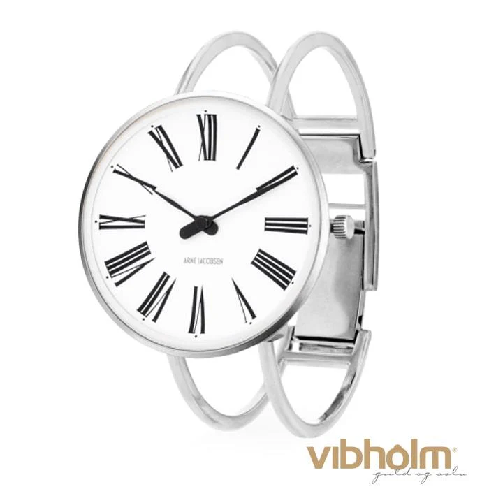 Arne Jacobsen - Roman Bangle Ur Ø34 mm - stål 53301-1618