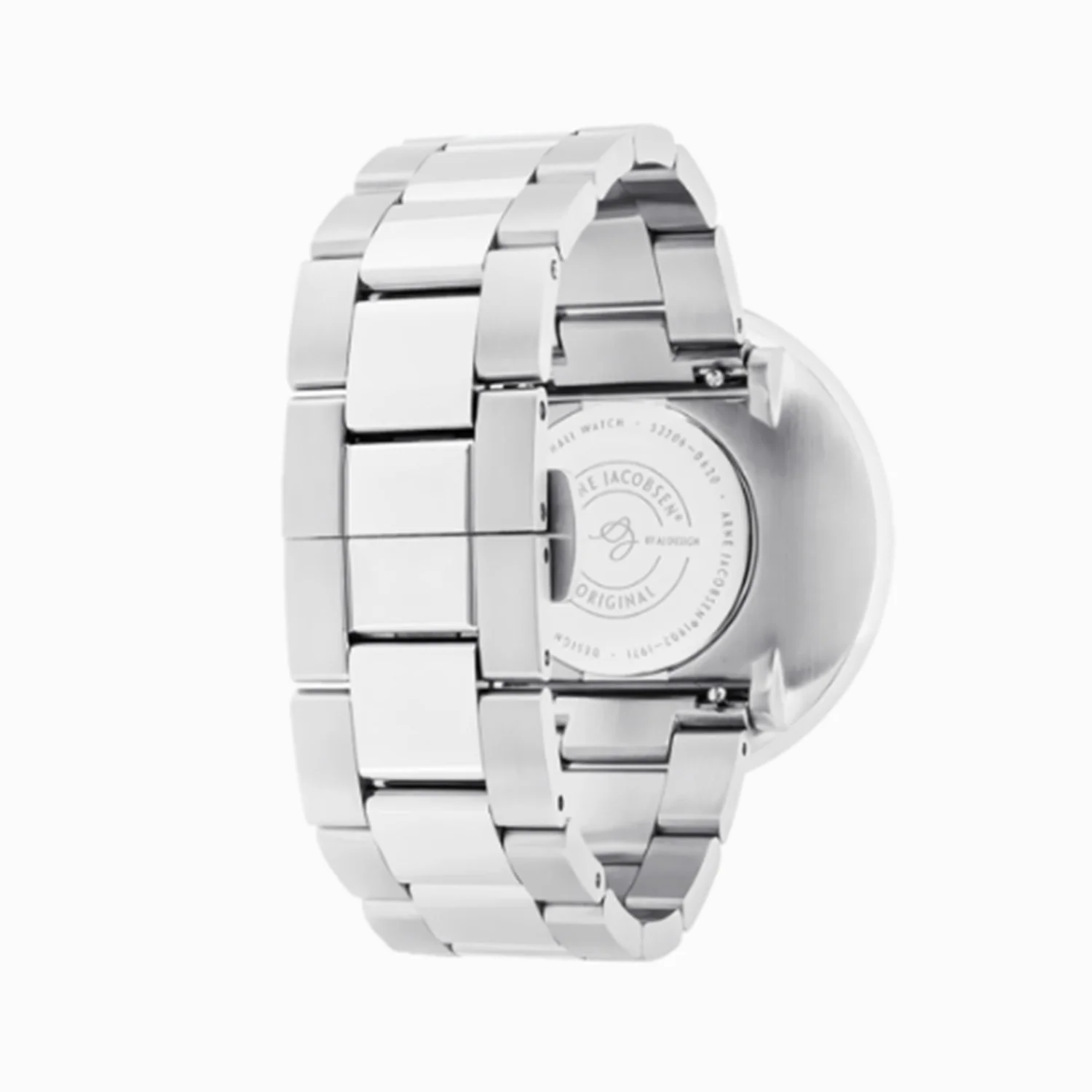 Arne Jacobsen - Roman med lænke, 40 mm hvid skive - Stål - Image 2