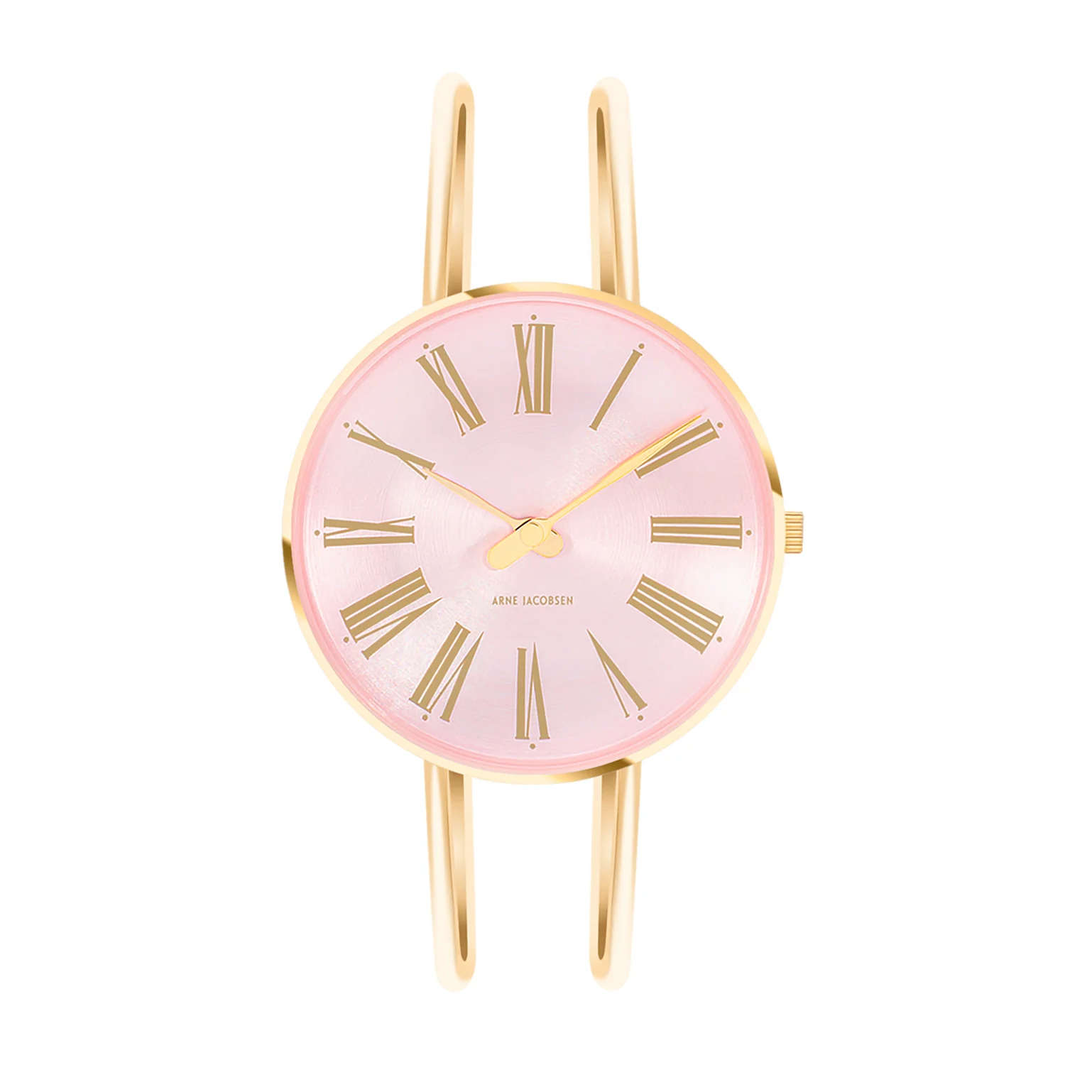 Arne Jacobsen - Roman Orchid Pink ur, 34 mm - guld IP/bangle