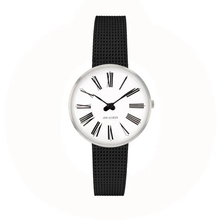Arne Jacobsen - Roman Ur Ø30 mm - stål 53300-1410