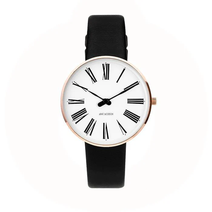 Arne Jacobsen - Roman Ur Ø34 mm - rosaguldfarvet stål 53311-1601RP