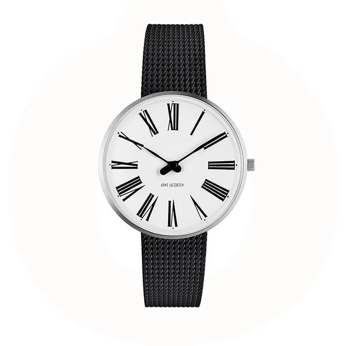 Arne Jacobsen - Roman Ur Ø34 mm - stål 53301-1610