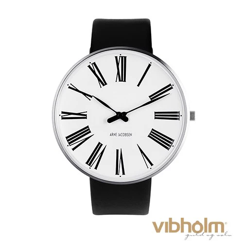 Arne Jacobsen - Roman Ur Ø46 mm - rustfrit stål 53303-2201