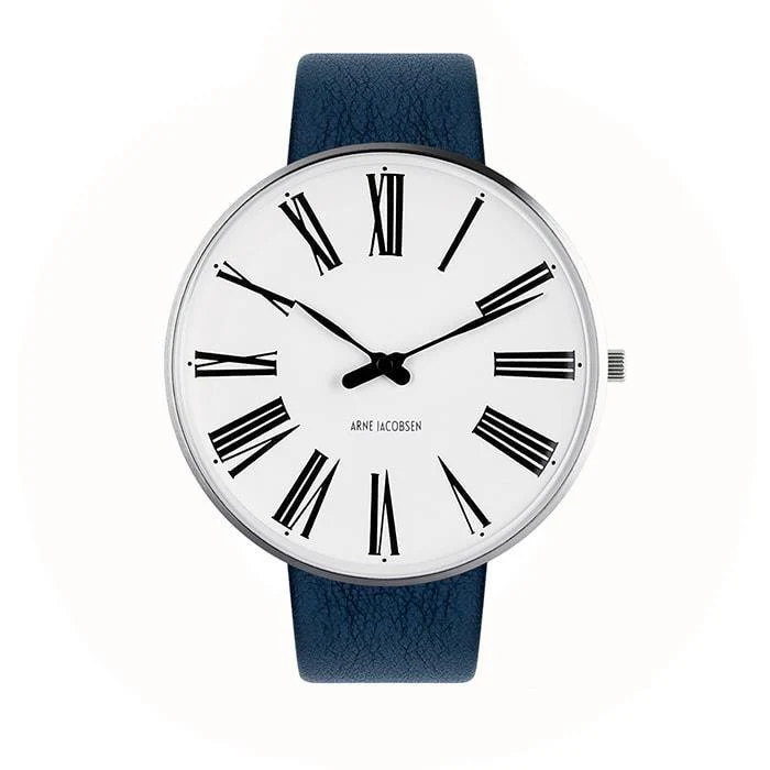 Arne Jacobsen - Roman Ur Ø46 mm - rustfrit stål 53303-2204