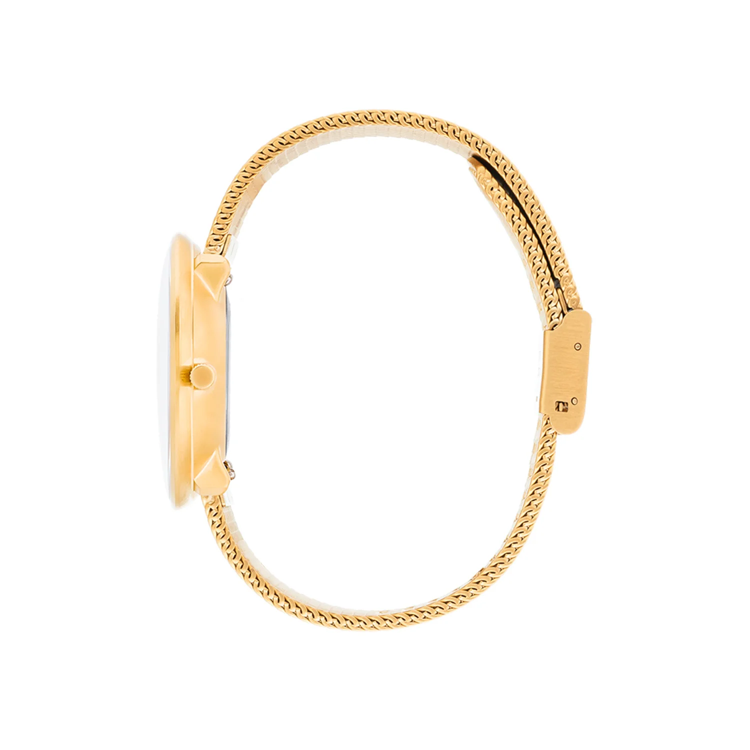 Arne Jacobsen - Station Burgundy Red, Ø34 mm - Guld PVD/meshlænke - Image 3