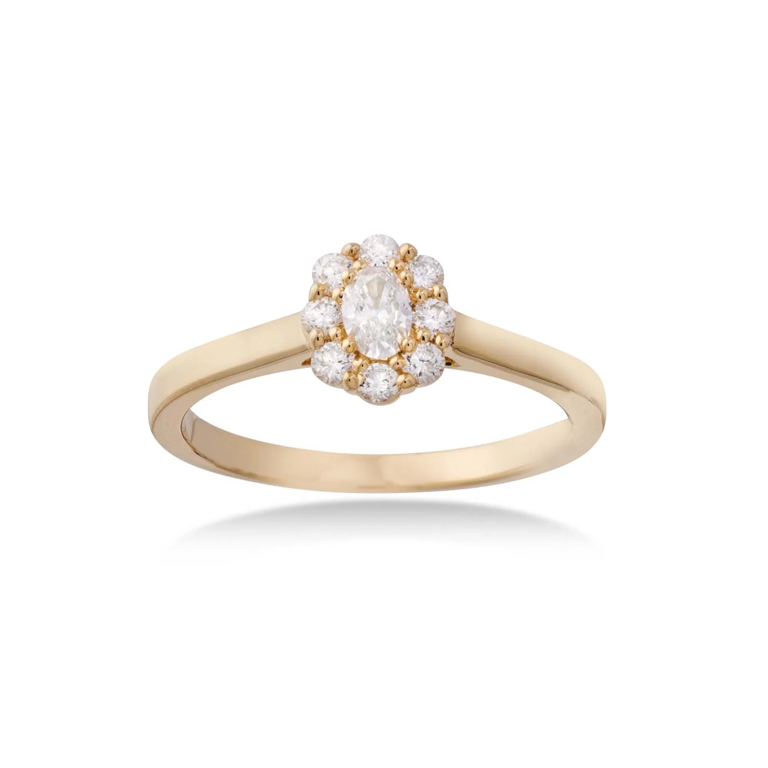 Aveny COLLECTION - Ring med 0,24 ct. w/si - 14 kt. guld