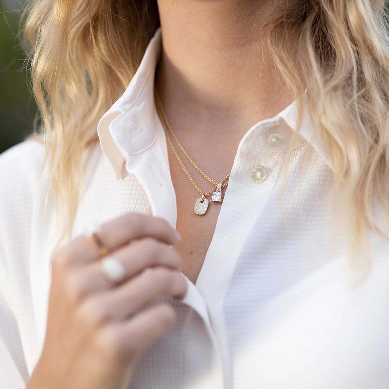 Aveny COLLECTION - Vedhæng, 0,28 ct. w/si - 14 kt. guld - Image 2