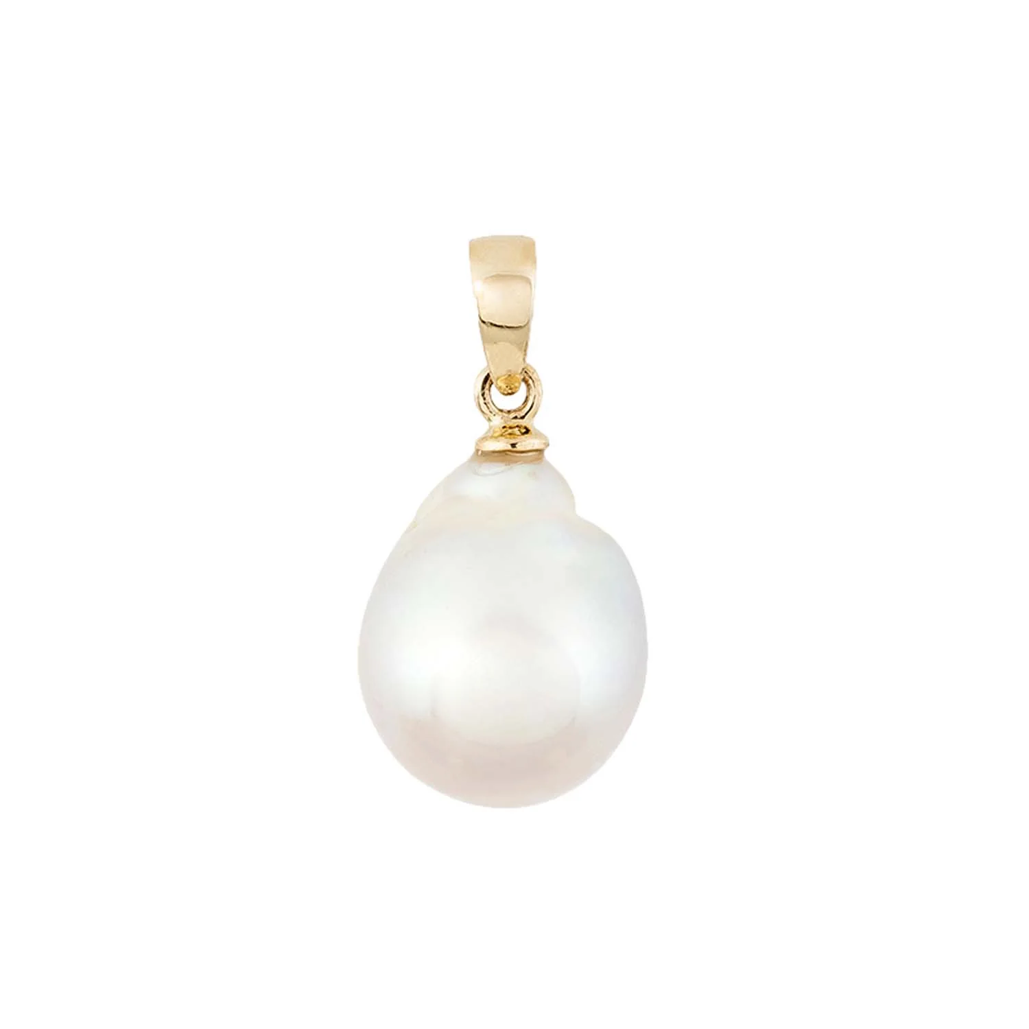 Aveny COLLECTION - Vedhæng m. barok perle, 11-12 mm - 8 kt. guld