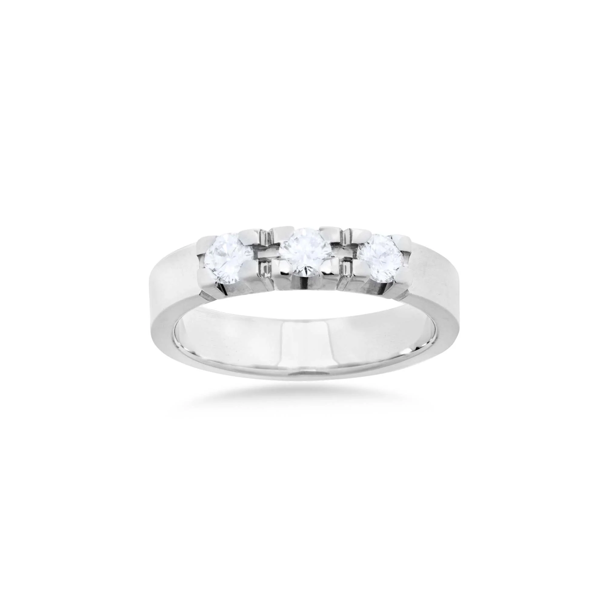 Aveny ALLIANCE - Alliancering, 3x0,10 ct. w/vs - 14 kt. hvidguld