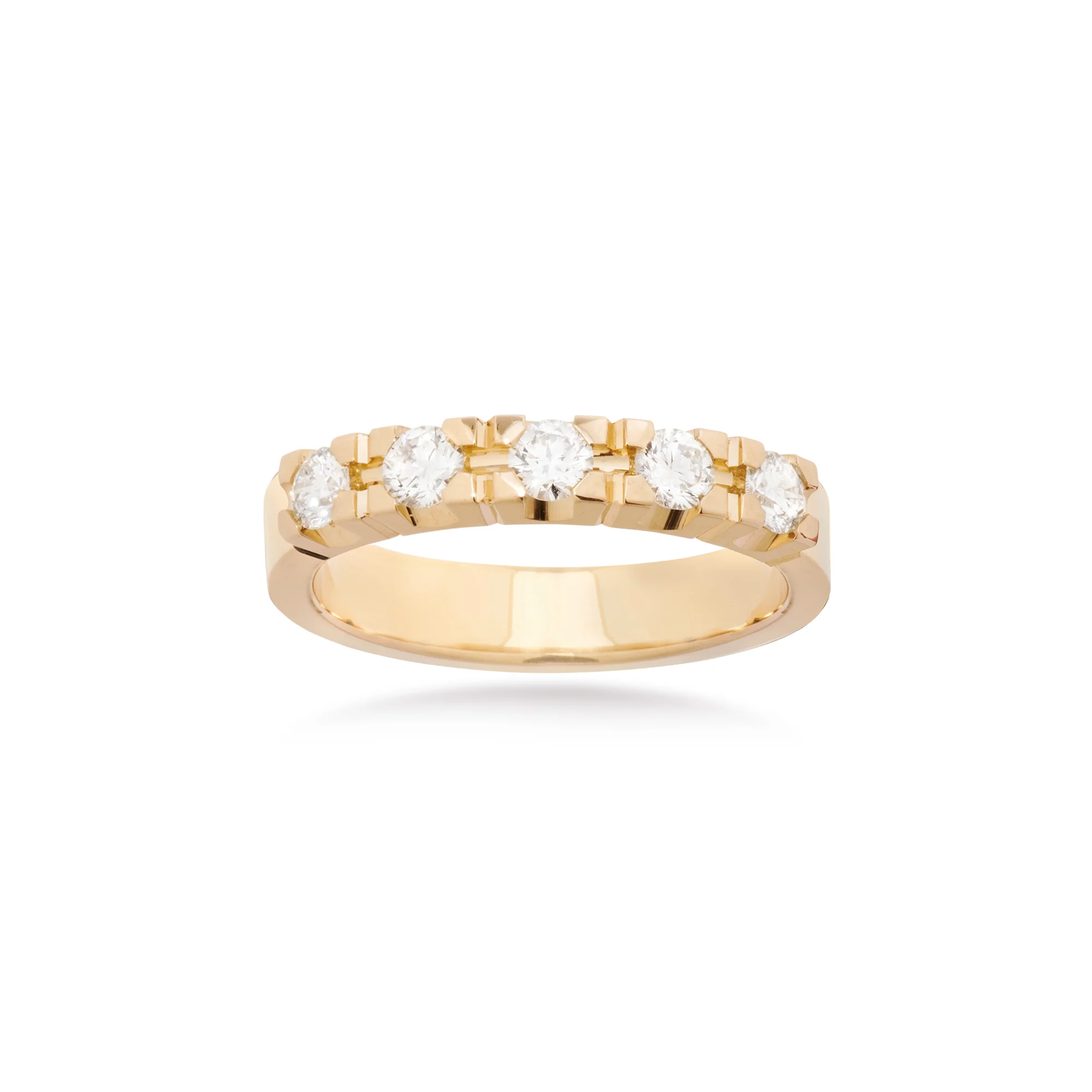 Aveny ALLIANCE - Alliancering, 5x0,10 ct. w/vs - 14 kt. guld