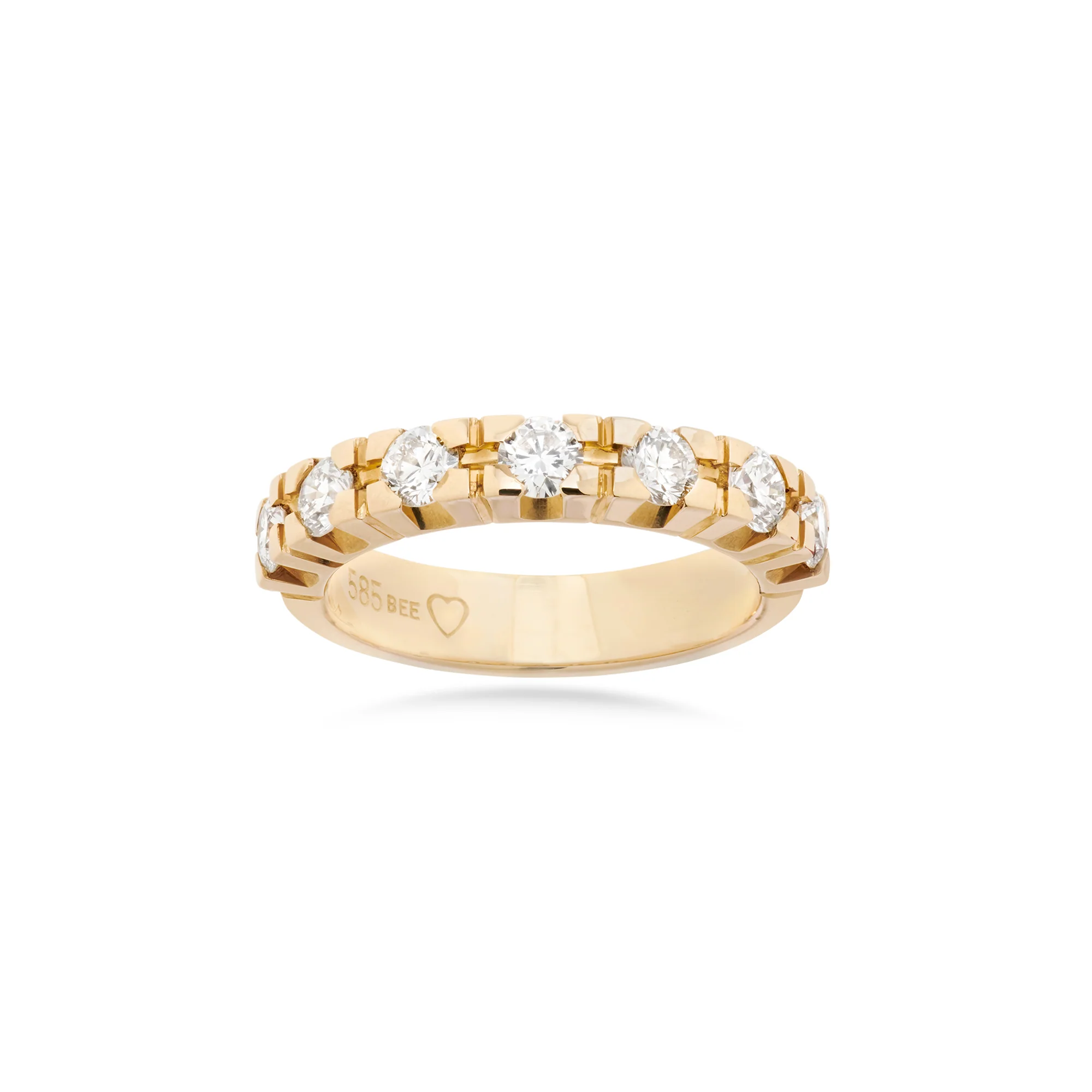 Aveny ALLIANCE - Alliancering, 7x0,15 ct. w/vs - 14 kt. guld