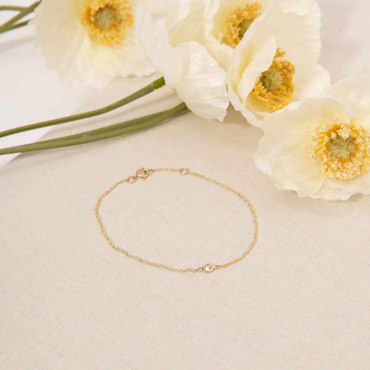 Aveny LUXURY - Armbånd, 0,10 ct. w/si - 14 kt. guld - Image 3