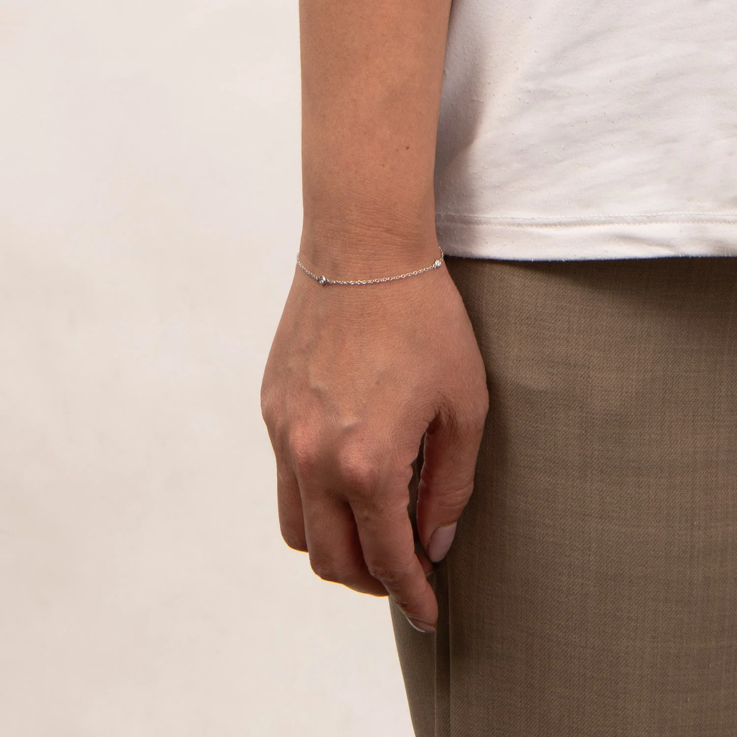 Aveny LUXURY - Armbånd, 0,15 ct. w/si - 14 kt. hvidguld - Image 2
