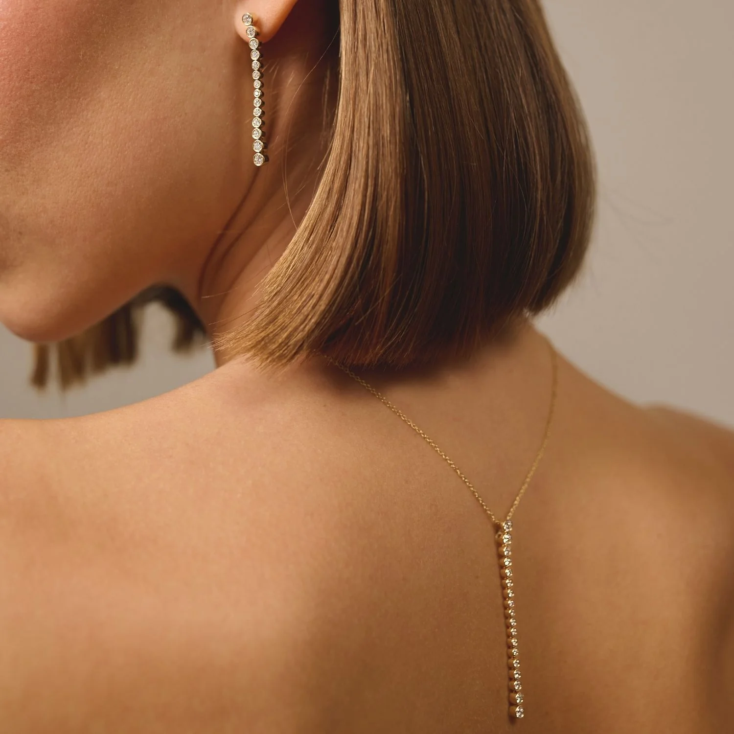 Aveny LUXURY - Øreringe, 1,05 ct. w/si - 14 kt. hvidguld - Image 4