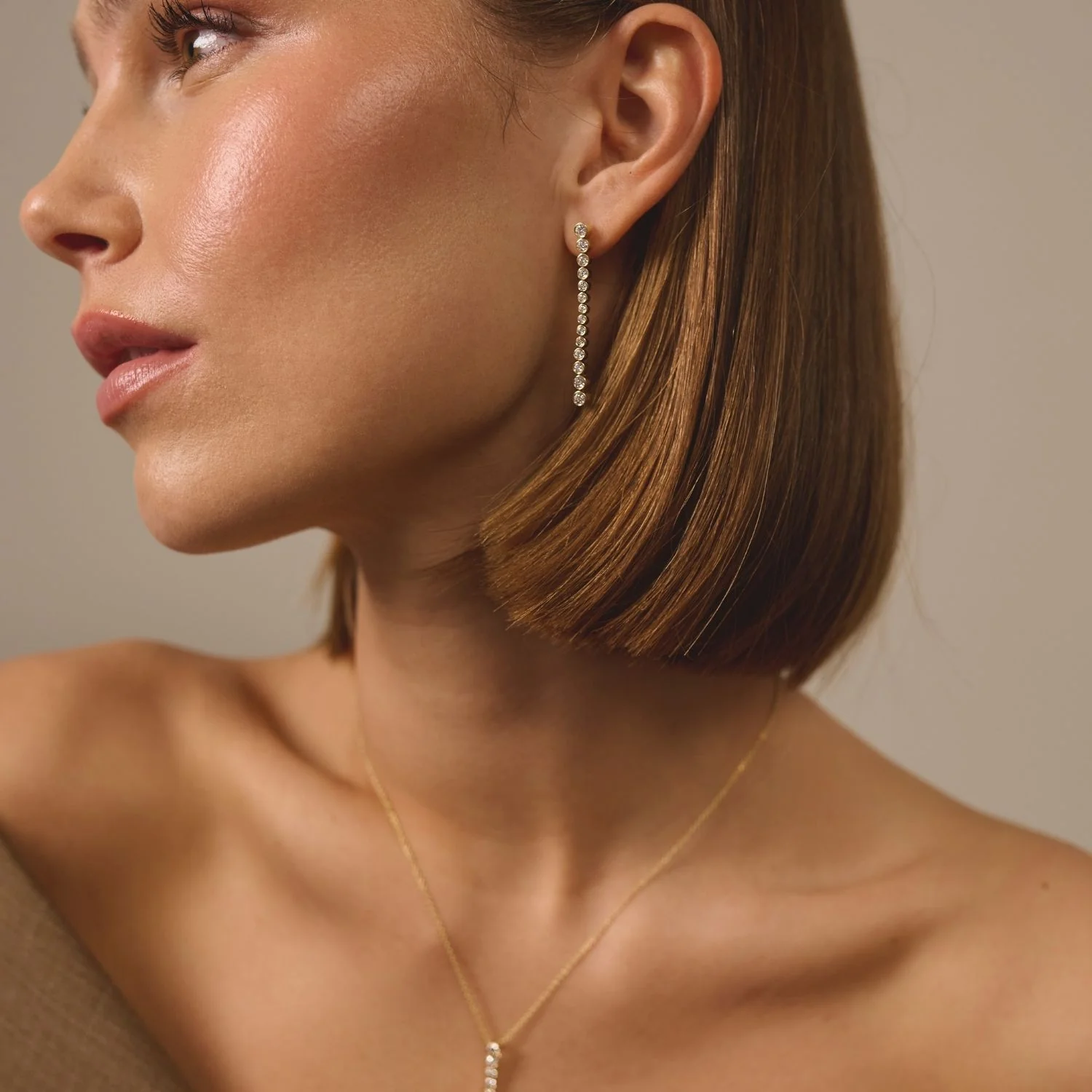 Aveny LUXURY - Øreringe, 1,05 ct. w/si - 14 kt. hvidguld - Image 5