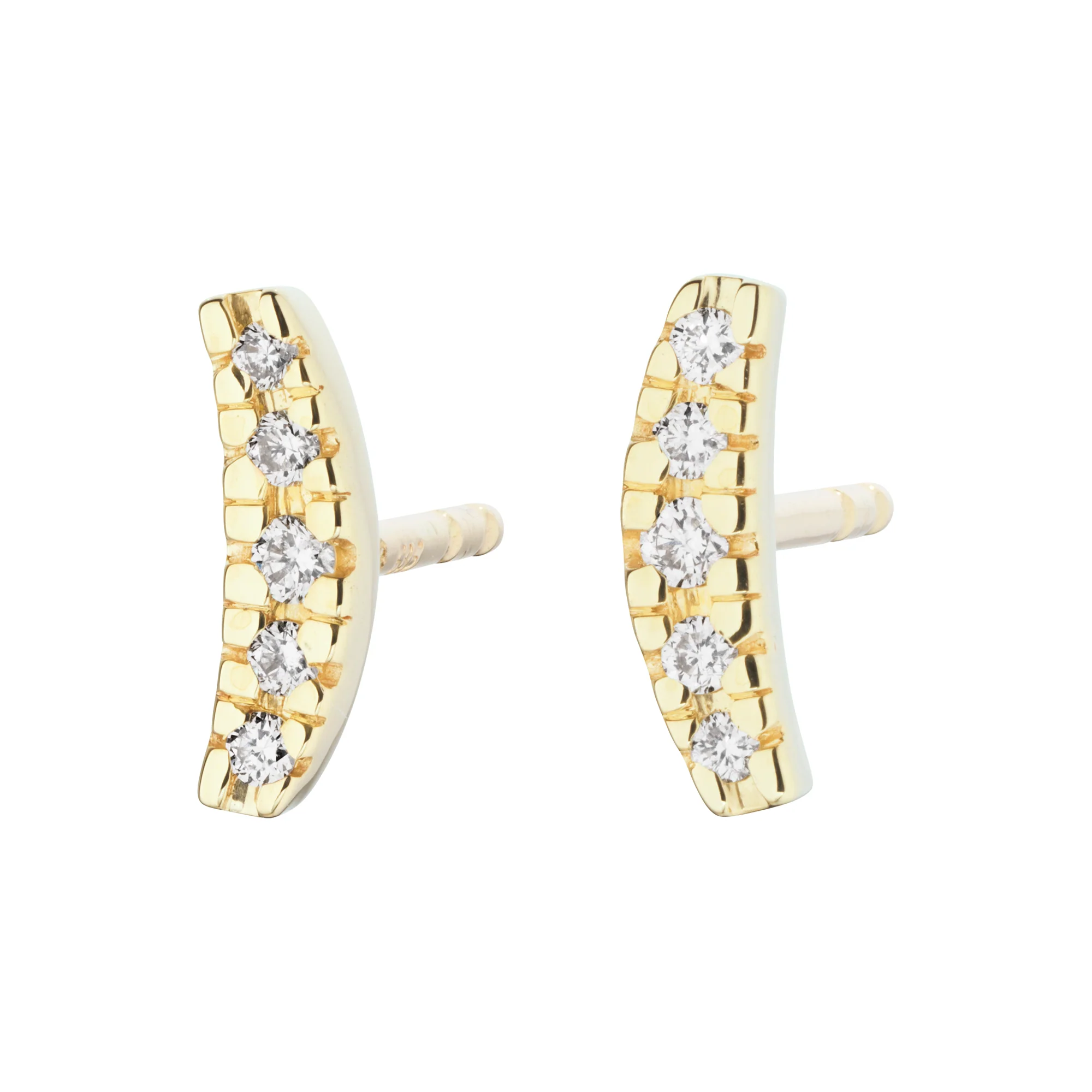 Aveny LUXURY - Ørestikker 0,08 ct. w/si - 14 kt. guld