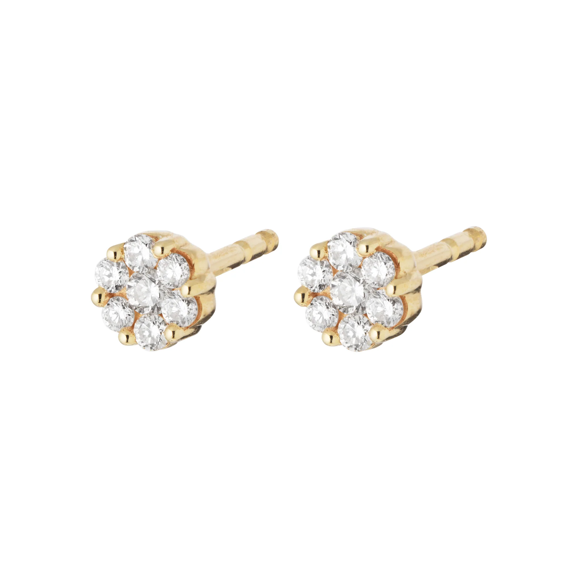 Aveny LUXURY - Ørestikker, 0,15 ct. w/si - 14 kt. guld