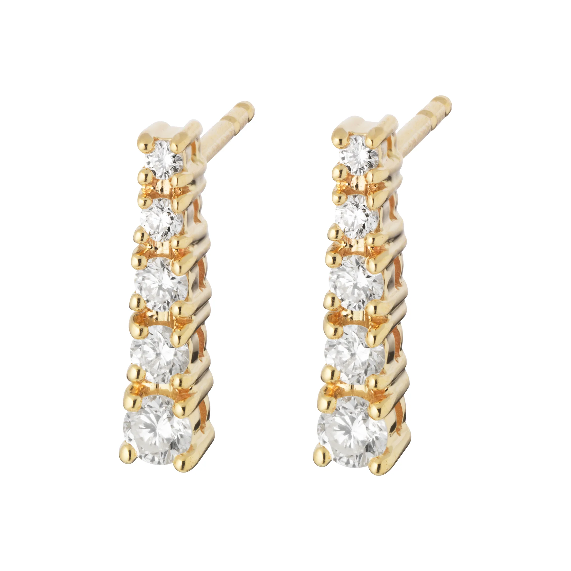 Aveny LUXURY - Ørestikker, 0,40 ct. w/si - 14 kt. guld
