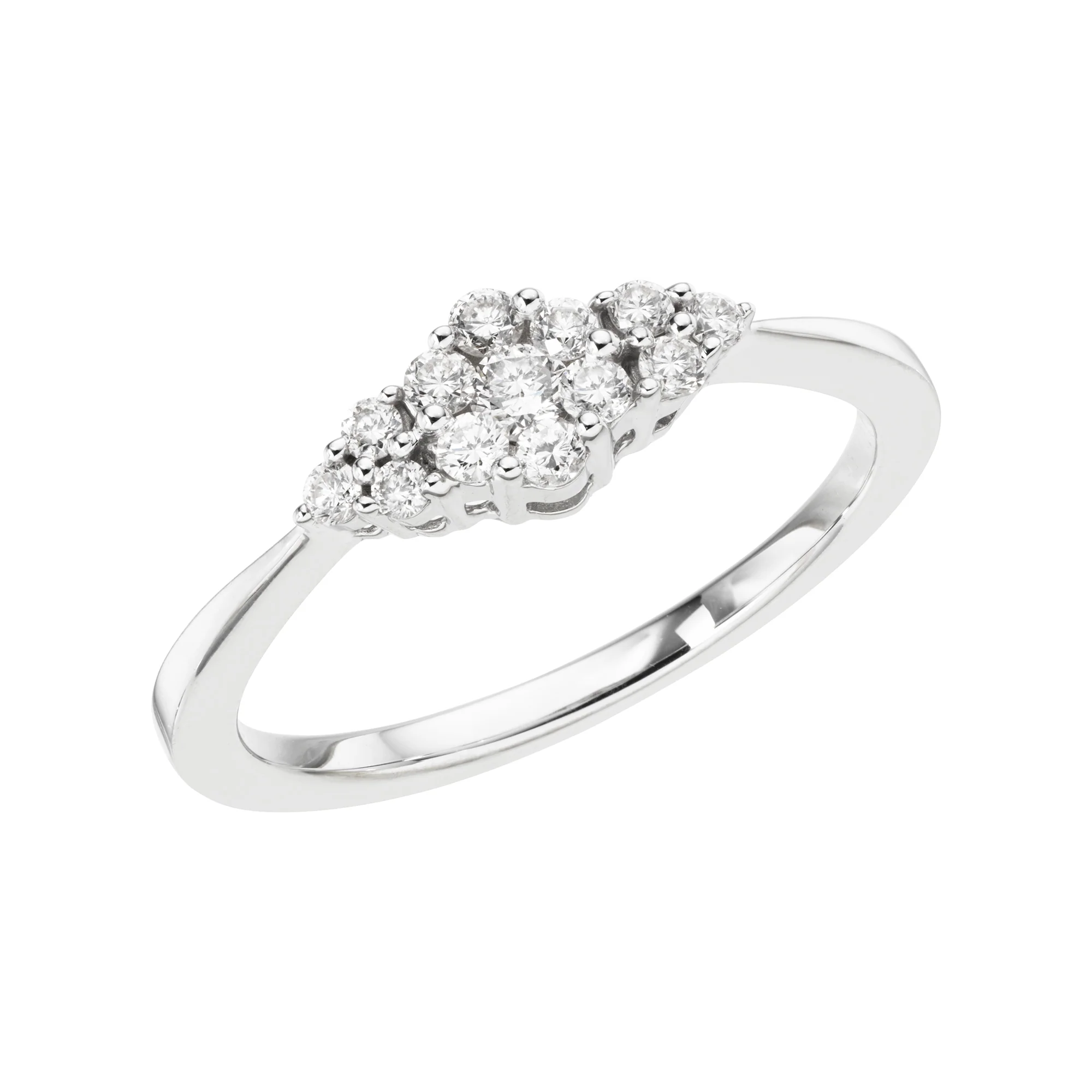 Aveny LUXURY - Ring, 0,29 ct. w/si - 14 kt. hvidguld