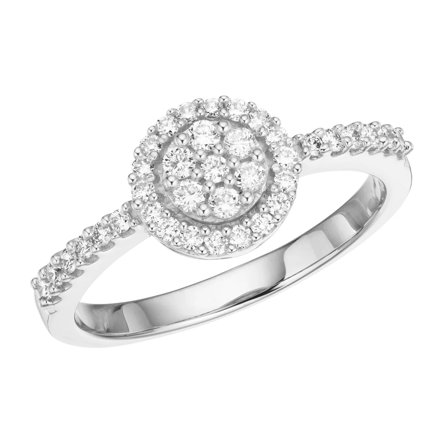 Aveny LUXURY - Ring, 0,40 ct. w/si - 14 kt. hvidguld